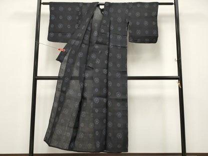 平和屋本店＊極上　夏物　重要無形文化財　本場宮古上布　七宝文　苧麻　逸品　CYAA4633s6