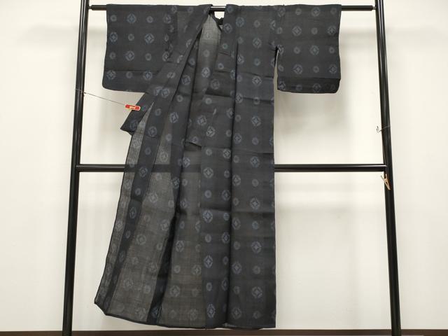 平和屋本店＊極上　夏物　重要無形文化財　本場宮古上布　七宝文　苧麻　逸品　CYAA4633s6