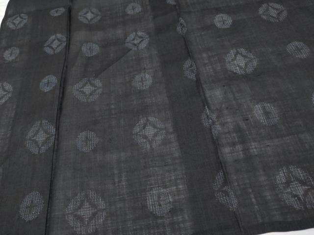 平和屋本店＊極上　夏物　重要無形文化財　本場宮古上布　七宝文　苧麻　逸品　CYAA4633s6