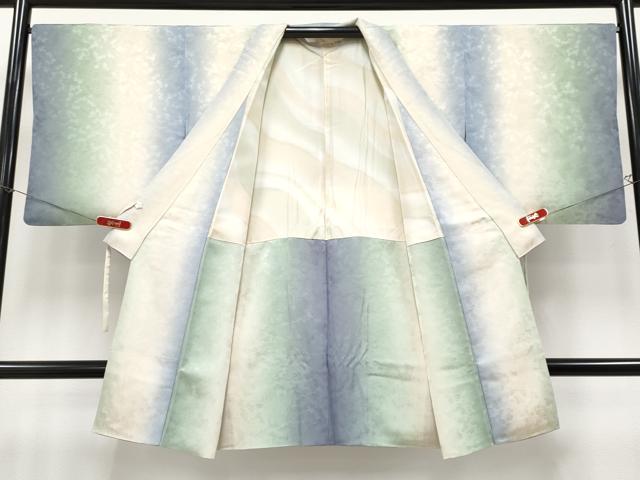 平和屋着物∞極上　道中着　ロング丈　舞桜地紋　暈し染め　逸品　CYAA4639s6