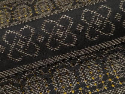 平和屋本店●極上 中国三大刺繍 スワトウ刺繍 本場大島紬 9マルキ 横段吉祥文 逸品 CYAA4647s6