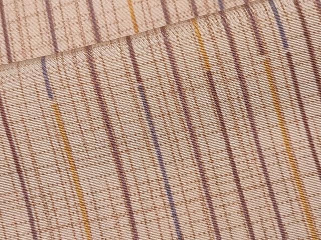 平和屋着物●上質な長襦袢　無双仕立て　つむぎ　粋　水柿色地　反端付き　逸品　未使用　CYAA4658s6