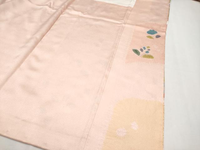 平和屋着物●極上　訪問着　絞り　雪輪重ね花文　金彩　逸品　CYAA4666s6