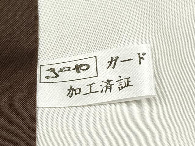 平和屋着物●極上　江戸小紋　お召地　百柄　黒地　逸品　未使用　CYAA4688s6