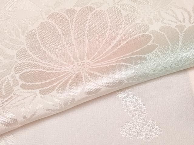 平和屋本店●極上　本場琉球紅型　振袖・長襦袢セット　紅型　花鳥文　洒落柿色地　鬼しぼ縮緬　逸品　CYAA4692s6