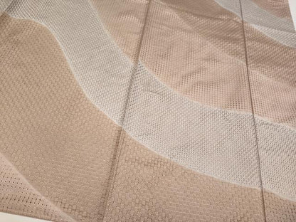 平和屋着物●極上　中国三大刺繍　スワトウ刺繍　総刺繍　本場大島紬　訪問着　流線文　逸品　未使用　CYAA4704s6