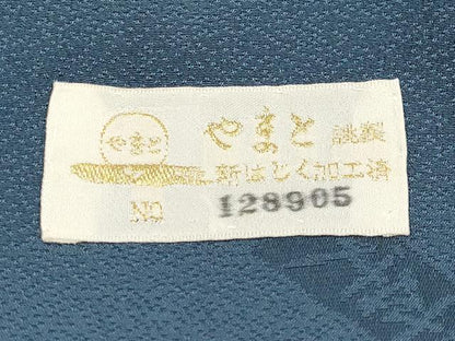 平和屋着物●極上　染色の魔術師　染乃座・大久保玄才　そめのざ玄才　訪問着　紬地　抽象文　やまと金ラベル　逸品　未使用　CYAA4705s6
