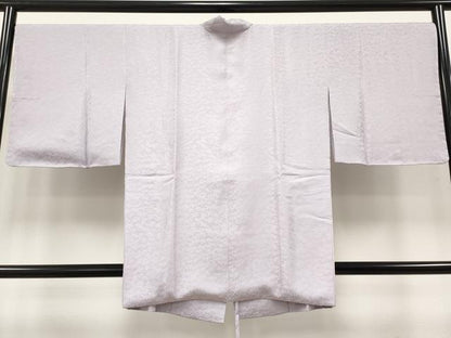平和屋着物∞極上　道中着　桐竹鳳凰文　淡紅藤色地　反端付き　逸品　未使用　CYAA4707s6