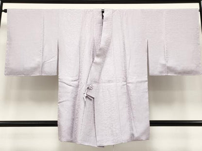 平和屋着物∞極上　道中着　桐竹鳳凰文　淡紅藤色地　反端付き　逸品　未使用　CYAA4707s6