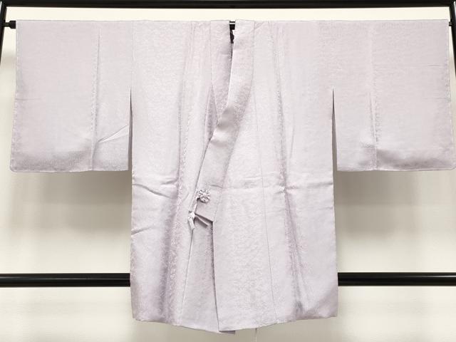 平和屋着物∞極上　道中着　桐竹鳳凰文　淡紅藤色地　反端付き　逸品　未使用　CYAA4707s6