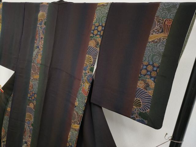平和屋着物●極上　中国三大刺繍　スワトウ相良刺繍　総刺繍　訪問着　花唐草文　金糸　鬼しぼ縮緬　やまと誂製　逸品　CYAA4722s6