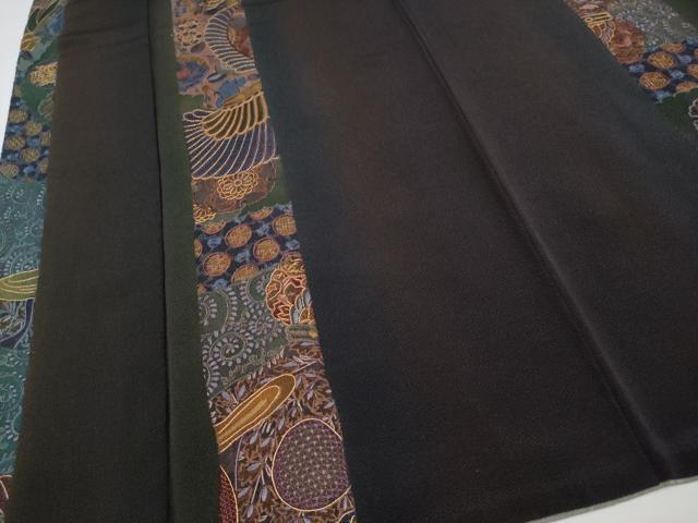 平和屋着物●極上　中国三大刺繍　スワトウ相良刺繍　総刺繍　訪問着　花唐草文　金糸　鬼しぼ縮緬　やまと誂製　逸品　CYAA4722s6