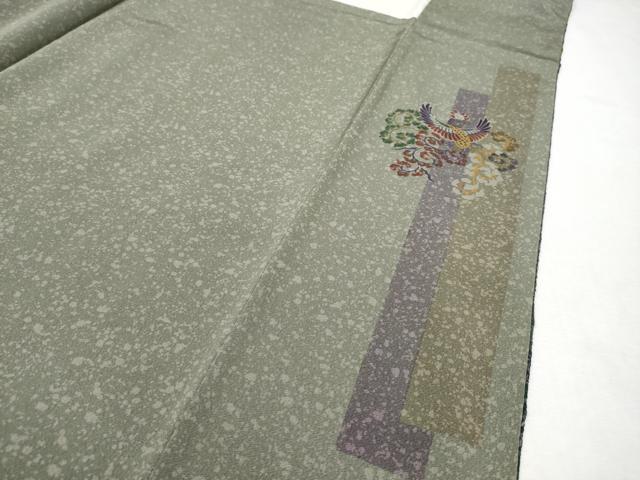 平和屋着物●極上　中国三大刺繍　スワトウ相良刺繍　総刺繍　訪問着　花唐草文　金糸　鬼しぼ縮緬　やまと誂製　逸品　CYAA4722s6