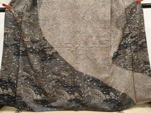 平和屋本店●極上　前田仁仙　仁仙更紗　訪問着　御所解文　さが美扱い　逸品　CYAA4725s6