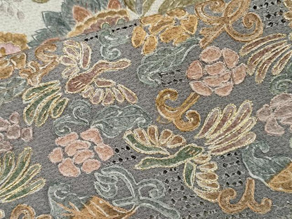 平和屋本店●極上　中国三大刺繍　スワトウ刺繍　総刺繍　訪問着　更紗花鳥唐草文　暈し染め　金糸　逸品　CYAA4739s6