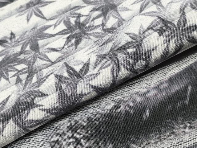 平和屋着物●極上　樋口敦也　訪問着　手描き　石庭文　白地　逸品　CYAA4742s6