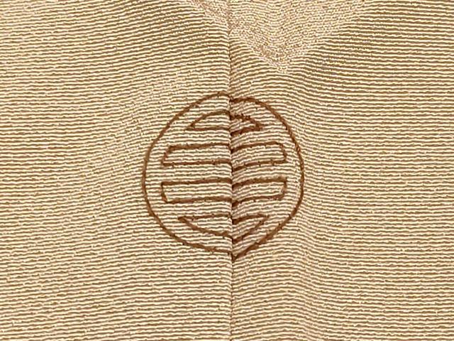 平和屋着物●極上　訪問着　駒刺繍　吹き寄せ文　金彩　伽羅色地　逸品　未使用　CYAA4760s6