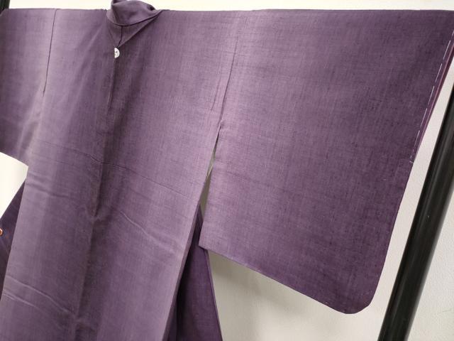 平和屋着物●極上　本場結城紬　重要無形文化財　間道　逸品　未使用　CYAA4770s6