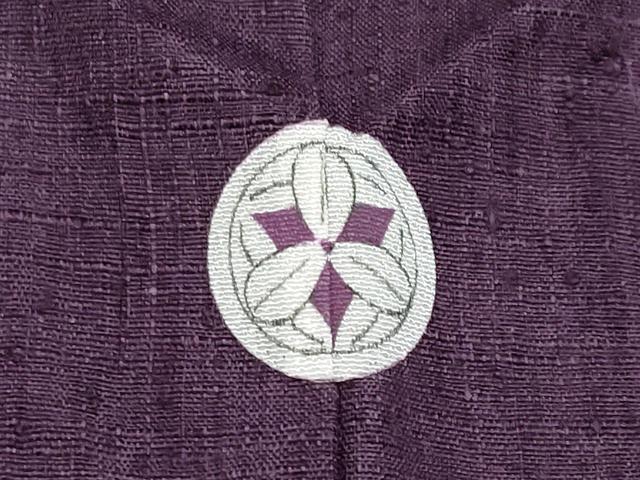 平和屋着物●極上　本場結城紬　重要無形文化財　間道　逸品　未使用　CYAA4770s6