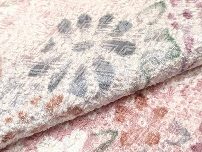 平和屋着物●極上　名門　藤娘きぬたや・総絞り　訪問着　雲取り枝花文　虹色地　逸品　未使用　CYAA4795s6