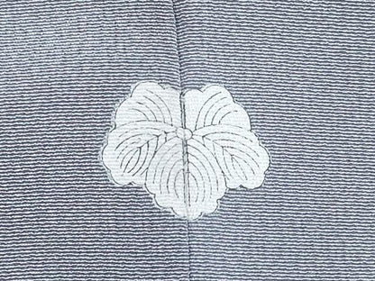 平和屋着物●極上　中国三大刺繍　スワトウ刺繍　総刺繍　訪問着　正倉院花唐草文　暈し染め　金糸　灰青色地　逸品　未使用　CYAA4797s6