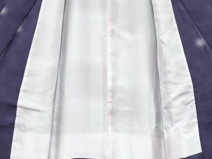 平和屋着物∞極上　道中着　ロング丈　霞文　蛍暈し　深紫色地　逸品　未使用　CYAA4811s6