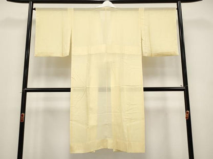 平和屋着物＊夏物　長襦袢　絽　淡黄色地　逸品　CYAA4817s6