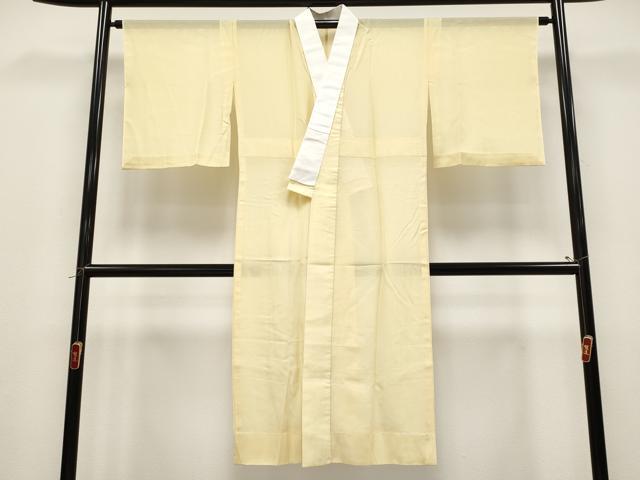 平和屋着物＊夏物　長襦袢　絽　淡黄色地　逸品　CYAA4817s6