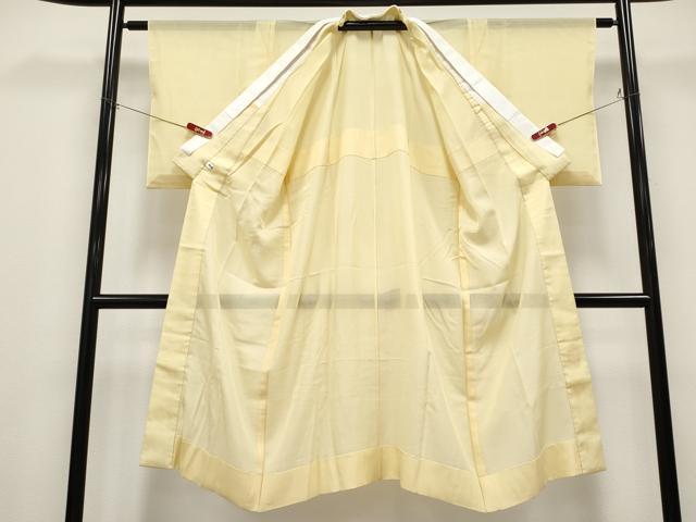 平和屋着物＊夏物　長襦袢　絽　淡黄色地　逸品　CYAA4817s6