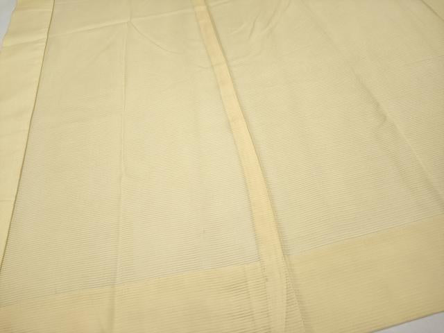 平和屋着物＊夏物　長襦袢　絽　淡黄色地　逸品　CYAA4817s6