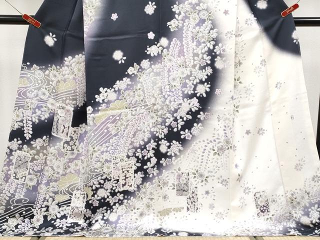 平和屋着物●極上　訪問着　辻が花　暈し染め　逸品　未使用　CYAA4820s6