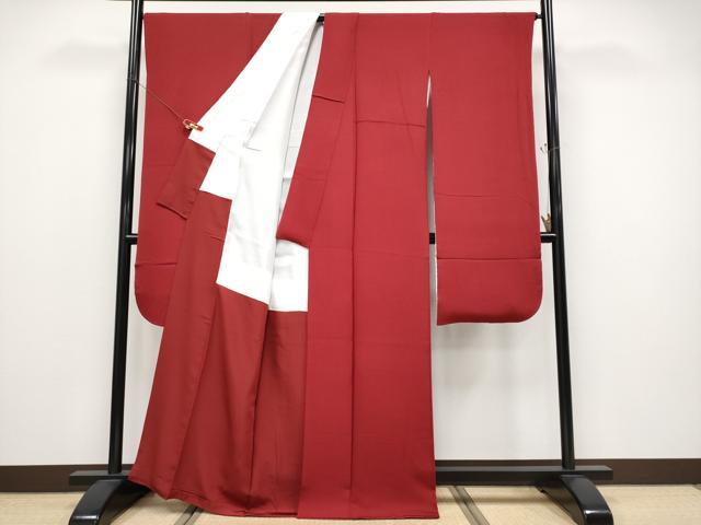 平和屋本店●希少　創業460年・千總　振袖　朱・緋色地　逸品　CYAA4822s6