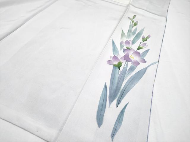 平和屋本店●極上　訪問着　作家物　手描き　草花文　暈し染め　逸品　未使用　CYAA4823s6