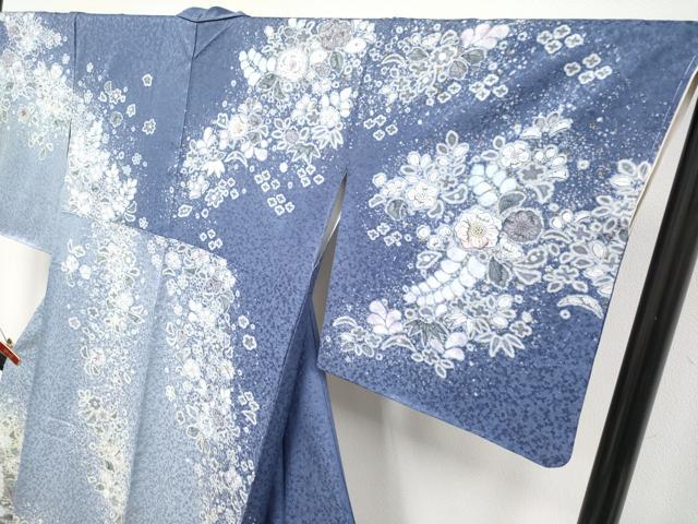 平和屋本店●極上　吉乃一廉　幻の辻が花　訪問着　暈し染め　銀通し地　逸品　未使用　CYAA4833s6