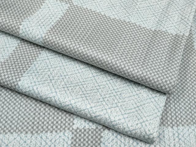平和屋着物●極上　小紋　変わり市松文様　逸品　CYAA4857s6