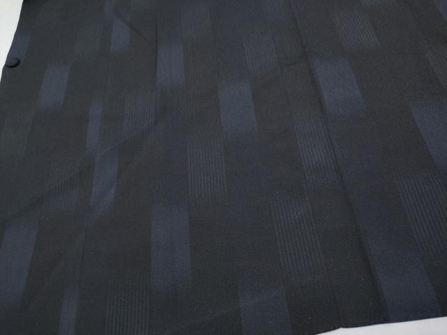 平和屋着物∞極上　道行コート　ロング丈　お召地　間道　逸品　CYAA4887s6