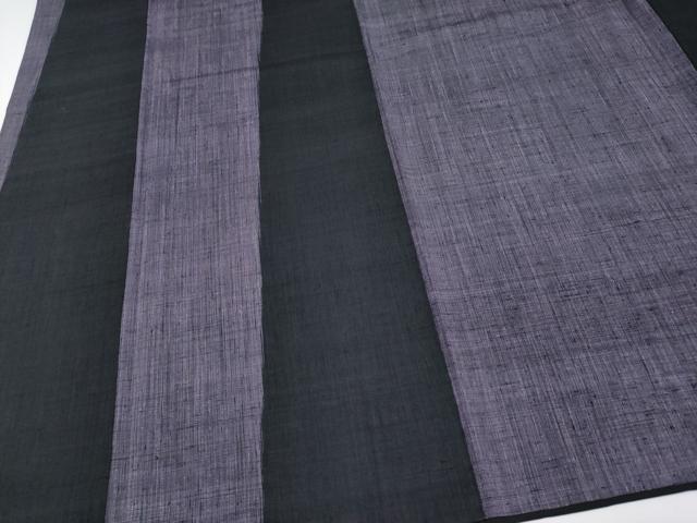平和屋本店●極上　本場結城紬　重要無形文化財　間道　証紙付き　逸品　CYAA5104s6