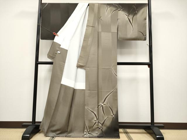 平和屋本店●極上　京都の名門ブランド　銀花仙　訪問着・長襦袢セット　舞花文　金彩　逸品　未使用　CYAA4895s6