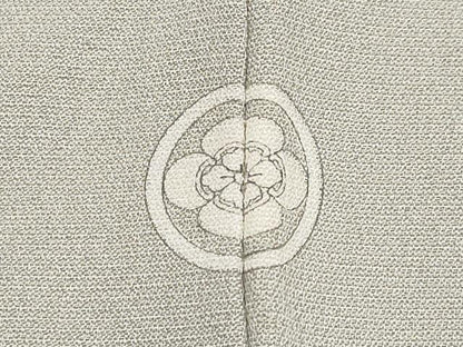 平和屋本店●極上　訪問着　駒刺繍　更紗花唐草文　暈し染め　金彩　茶鼠色地　逸品　CYAA4897s6