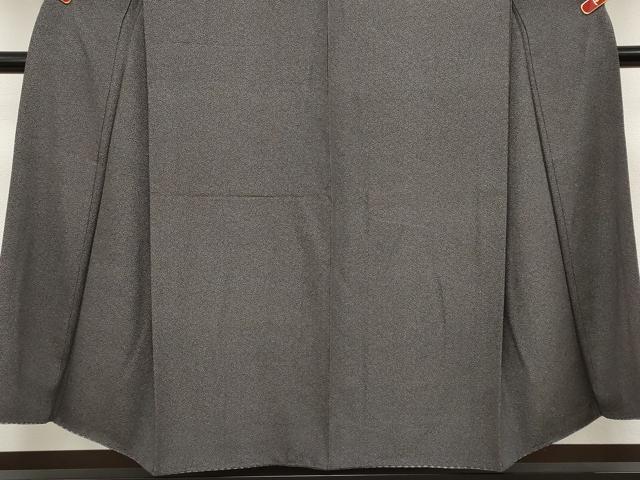 平和屋着物●極上　男性　江戸小紋　蓑亀　黒地　逸品　CYAA4899s6