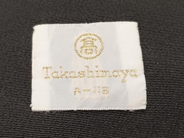 平和屋着物●極上　野口彦太郎　大彦三代目　江戸染繍友禅　黒留袖　刺繍　風景文　金彩　高島屋金ラベル　逸品　未使用　CYAA4900s6