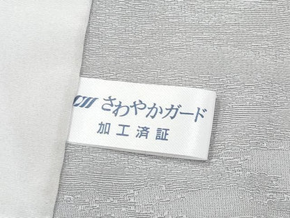 平和屋着物▽極上　小紋　単衣　猫　月　潤色地　逸品　未使用　CYAA4901s6