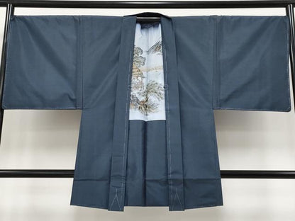 平和屋着物●極上　男性　本場大島紬　アンサンブル　キングサイズ　80亀甲　総詰め　逸品　未使用　CYAA4907s6