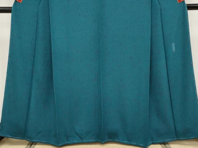 平和屋着物●極上　重要無形文化財 人間国宝　中村勇二郎　江戸小紋　ツタンカーメン王・心技　高麗納戸色　冊子付 逸品 未使用 CYAA4926s6