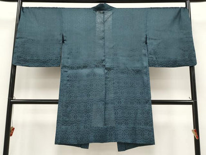 平和屋着物∞極上　市川純一郎　スリーシーズン　春夏秋　塵除　長羽織　風韻堂　褐返色地　証紙・飾り紐付き　逸品　CYAA4929s6