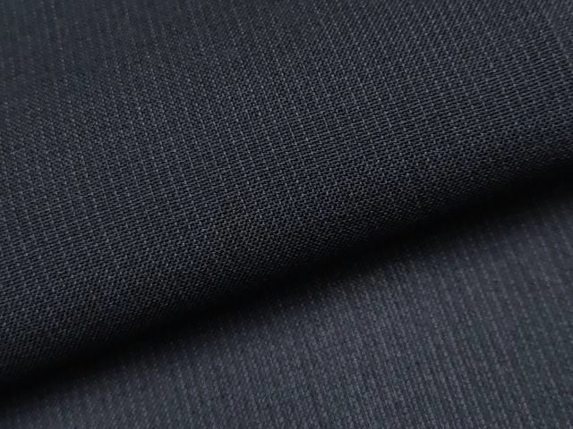 平和屋本店＊極上　夏物　男性　東郷織物謹製　本場大島紬　夏大島　キングサイズ　みじん格子　濃紺地　証紙付き　逸品　CYAA4941s6