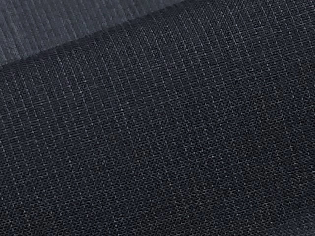 平和屋本店＊極上　夏物　男性　東郷織物謹製　本場大島紬　夏大島　キングサイズ　みじん格子　濃紺地　証紙付き　逸品　CYAA4941s6