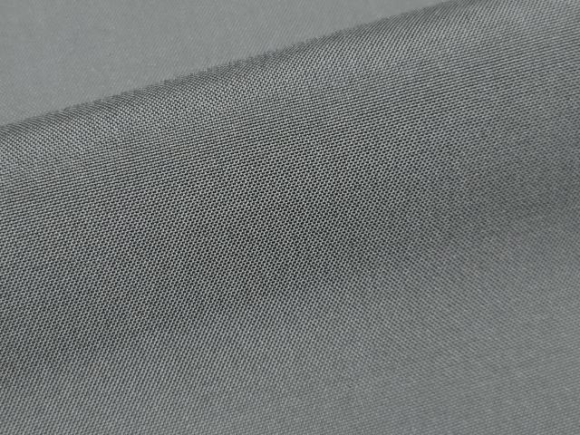平和屋本店＊極上 夏物 男性 本場縞大島紬 夏大島 キングサイズ 色無地 灰色地 上村絹織物謹製 証紙付き 逸品 CYAA4942s6