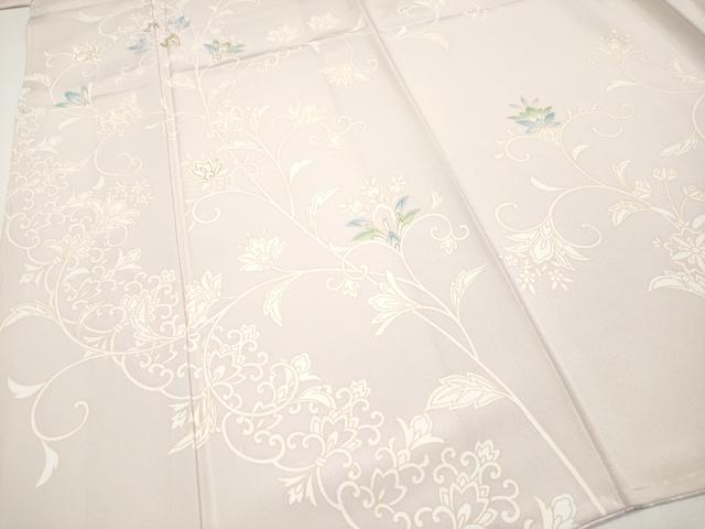 平和屋本店●極上　訪問着　駒刺繍　更紗唐草文　金彩　桜色地　逸品　未使用　CYAA4951s6
