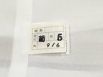 平和屋着物●極上　撫松庵　小紋　花丸文　白橡色地　洗える着物　逸品　未使用　CYAA4952s6